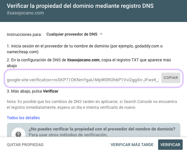Verificar-DNS-Search-Console